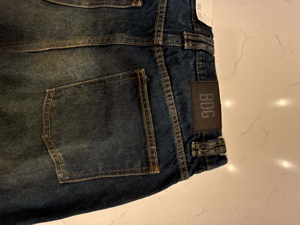 BDG Lenny Fit Skinny Denim Jeans Dark Wash 30/30 New with Tags